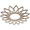 Ekena Millwork Daisy Wood Fretwork Pierced Ceiling Medallion, Birch, 16"OD x 5 5/8"ID x 1/4"T CMWP16X16X0250DABI - alternate 4